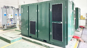 天津西青區某水產養殖場薩震永磁變頻22kw空壓機